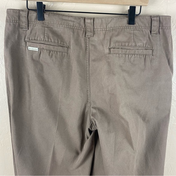 Columbia Utility Chino Pants Brown Cotton Size 14 - Picture 8 of 9